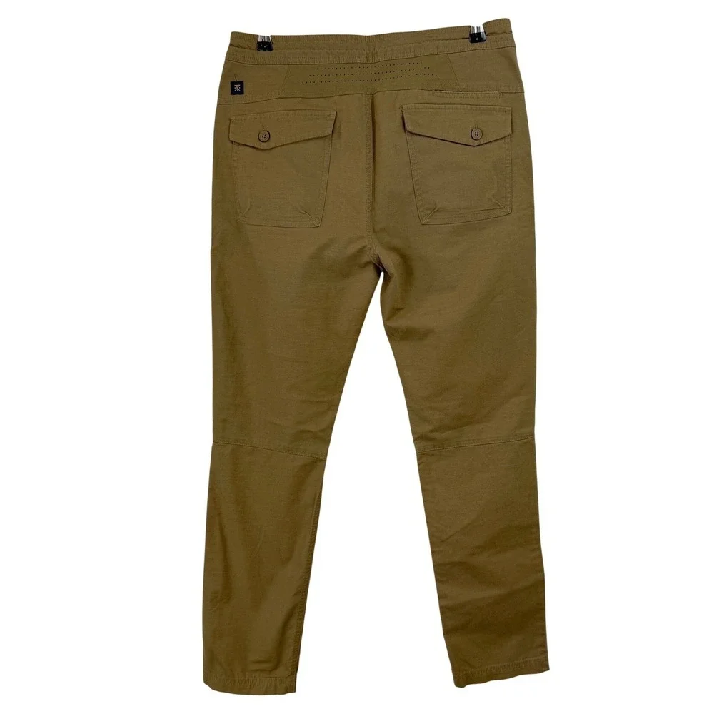 ROARK‎ LAYOVER TRAVELER Pants Men 32 DARK KHAKI Travel ADVENTURE